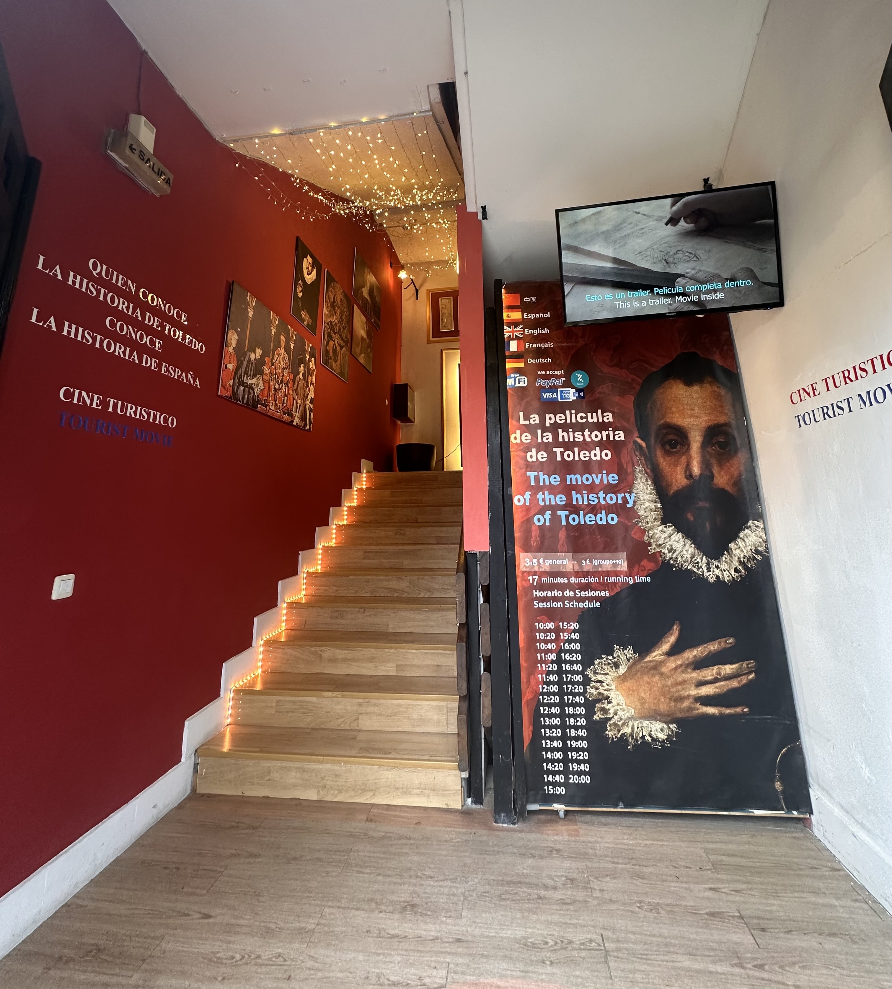 Sala de proyección de Toledo in Motion